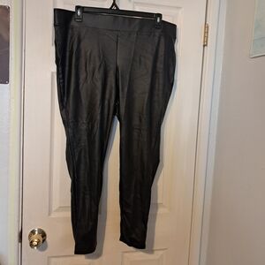 Torrid Black Faux Leather Leggings